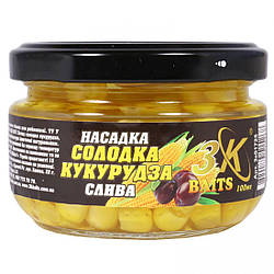 Насадка кукурудза 3KBaits (Слива), 100мл