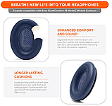 Амбушури для навушників Bose QuietComfort 45 Bose QC45 SE, фото 3