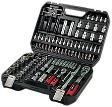 Набір професійного інструменту 2в1 (Набір 111 од. + Набір ключів 17 од.) Profline 68111-106, фото 3