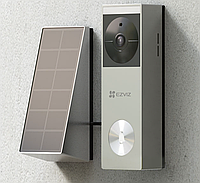 Дверний відео-дзвінок Ezviz CS-CP3 Pro 2К 3МП з живленням від акумулятора 5200mAh та сонячною панеллю відеодверний дзвінок