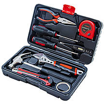 Набір інструментів 3в1 (Набір 57 од. + слюсарний 10 од. + Молоток 300 г,) Profline 69257-101, фото 5