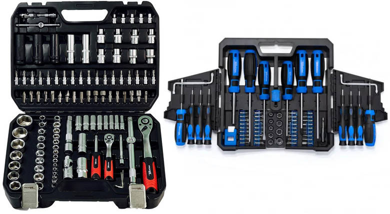 Професійний комплект інструментів 2в1 (набір 111 од. + викрутки 63 од.) Profline 68111-109, фото 1