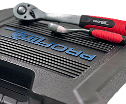 Професійний комплект інструментів 2в1 (набір 111 од. + викрутки 63 од.) Profline 68111-109, фото 4