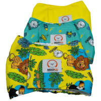 Підгузки для тварин MISOKO&CO багаторазові для кобелів, M 3 шт. Свята (HAINMSK63982RIN)