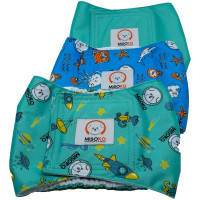 Підгузки для тварин MISOKO&CO багаторазові для кобелів, M 3 шт. Скарб (HAINMSK63988RIN)