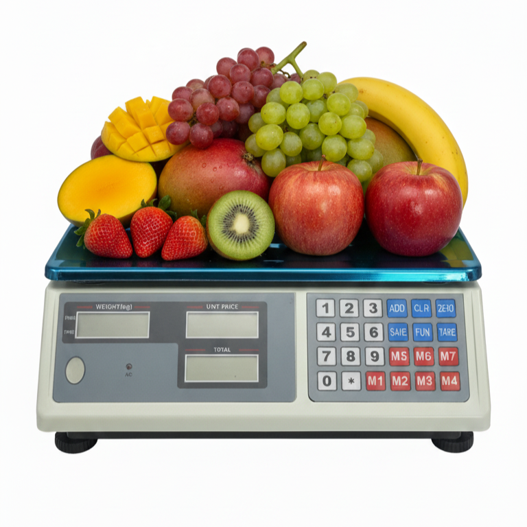 Торгові ваги електронні MAG-50kg металеві РК-дисплей, фото 1