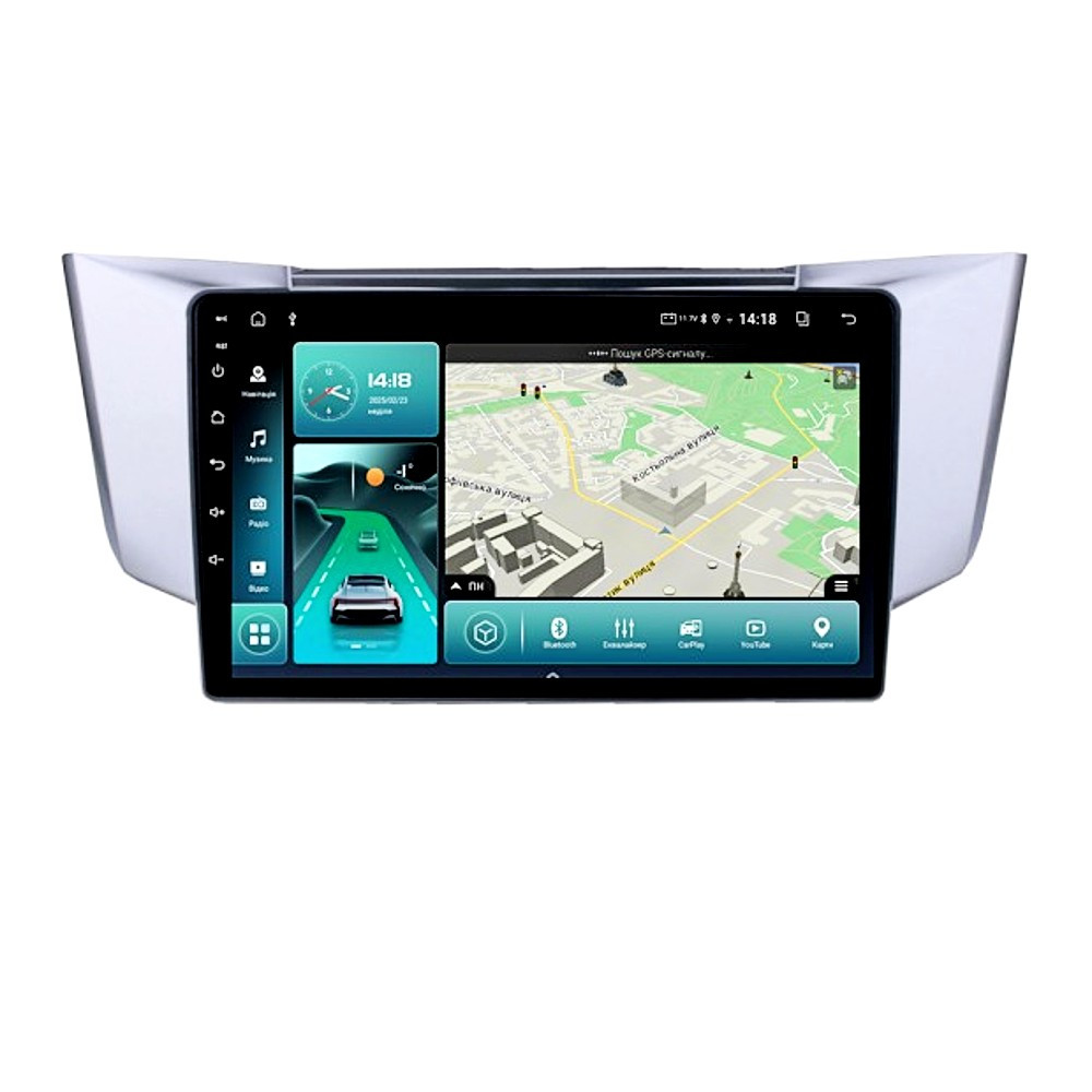 Штатна магнітола андроїд LUXUS RX300/RX330/RX350 ,Автомагнітола 2 дин 2/32,штатний головний пристрій лексус, фото 1