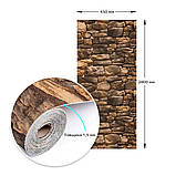 Самоклеючі шпалери жовтий камінь 2800х450х1,8мм SW-00000728, фото 8
