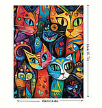 Інтер’єрна картина Веселі коти, фото 2
