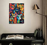 Інтер’єрна картина Веселі коти, фото 3