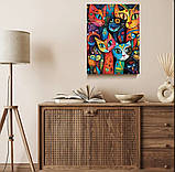 Інтер’єрна картина Веселі коти, фото 5