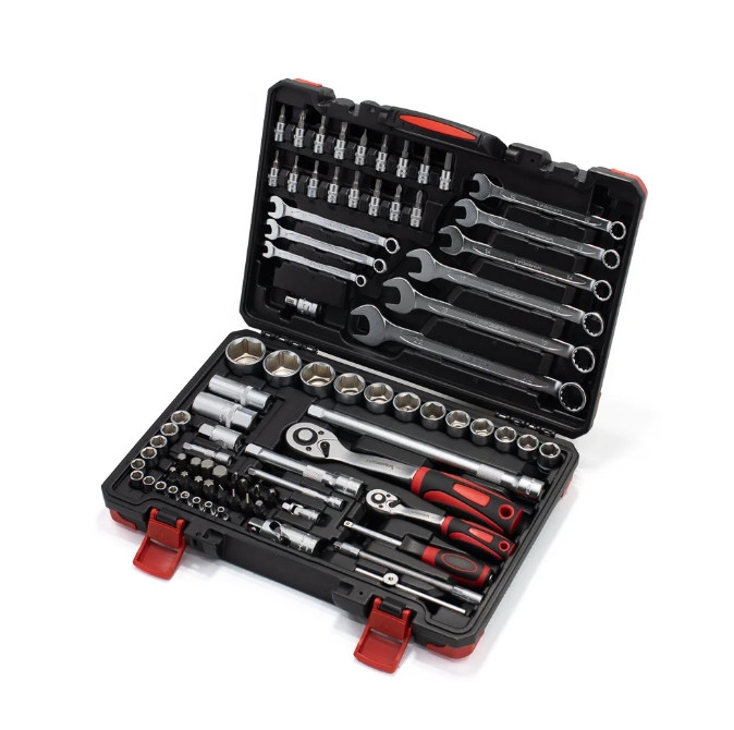 Набір інструментів HAISSER ! 94 од - Хром-ванадієва сталь, фото 1