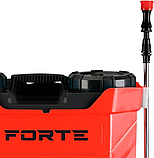 Обприскувач садовий, акумуляторний Forte KF-16 8Ah, Акум обприскувач бак 16 літрів, фото 3