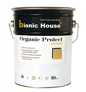 Антисептик для дерева BIONIC HOUSE ORGANIC PROTECT (БІОНІК ХАУС) 10л