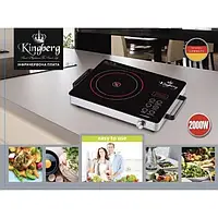 Інфрачервона плита Kingberg KB-2058, 1 конфорка, склокерамічна панель, таймер, 2000 Вт