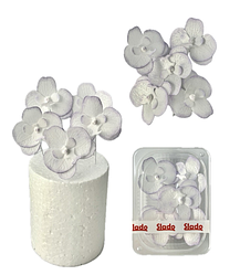 Набір вафельного декору Орхідеї тоновані бузкові