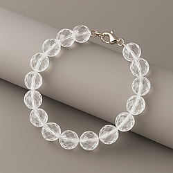 Кварц гранований Ø10 браслет, 0195ТК