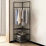 Кутова вішалка-стелаж Corner rack 185х40х40см, фото 2