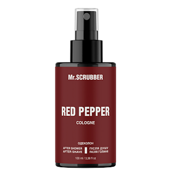 Чоловічий одеколон після душу і гоління Mr.SCRUBBER Red Pepper, 100 мл (1426)