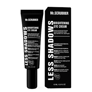 Крем для висвітлення шкіри навколо очей, від темних кіл і зморщок Mr.SCRUBBER Less Shadows, 50 мл (1111)