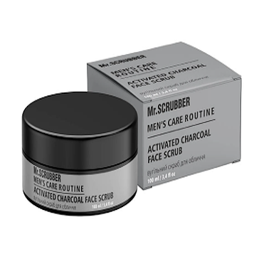 Чоловічий вугільний скраб для обличчя Mr.SCRUBBER Men’s Care Routine, 100 мл (0876)