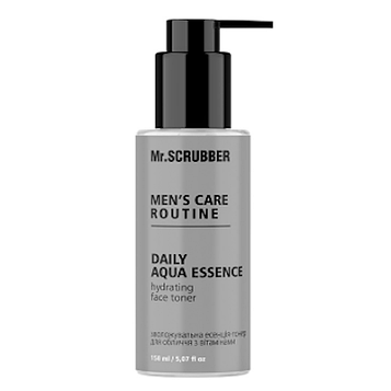Чоловіча зволожувальна есенція-тонер для обличчя з вітамінами Mr.SCRUBBER Men’s Care Routine, 150 мл (0878)