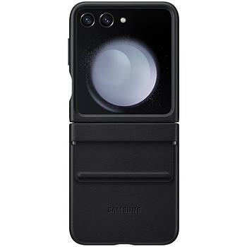 Шкіряний чохол Leather Case для Samsung Galaxy Z Flip6 Black