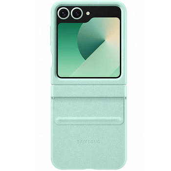 Шкіряний чохол Leather Case для Samsung Galaxy Z Flip6 Turquoise