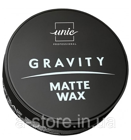 Матовий віск для моделювання волосся Unic Gravity Matte Wax 125 мл, фото 1