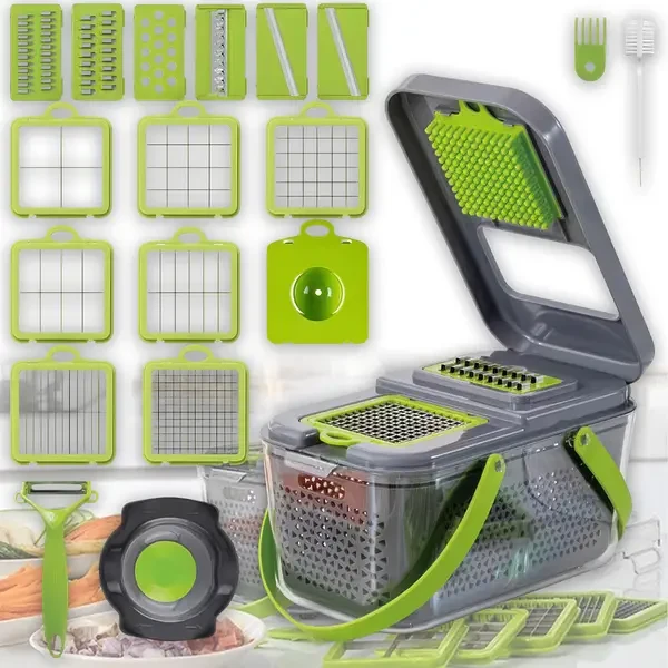 Овочерізка VEGGIE SLICER 22 в 1, фото 1