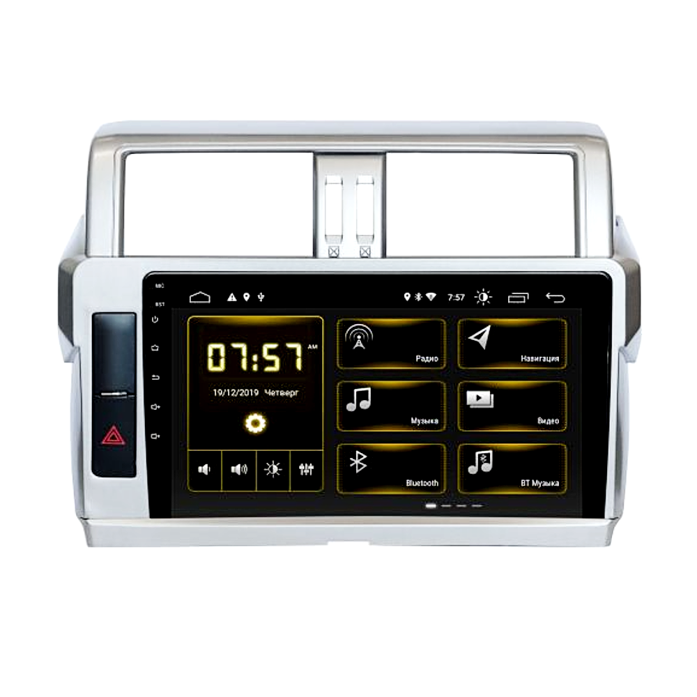 Штатная магнитола андроид TOYOTA PRADO 2014+ 9" , Автомагнитола 2 дин 2/32,штатное головное устройство тойота, фото 1