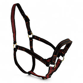 Недоуздок для коня брезентовий. Недоуздки для коней Horse Stall чорний