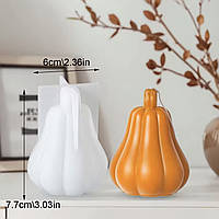 Молд для свічки/декору "Pumpkin", 1 шт. Для воску, гіпсу, акрилового композиту.
