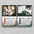 Календар Attack on titan 2026 A4 настінний перекидний, фото 7