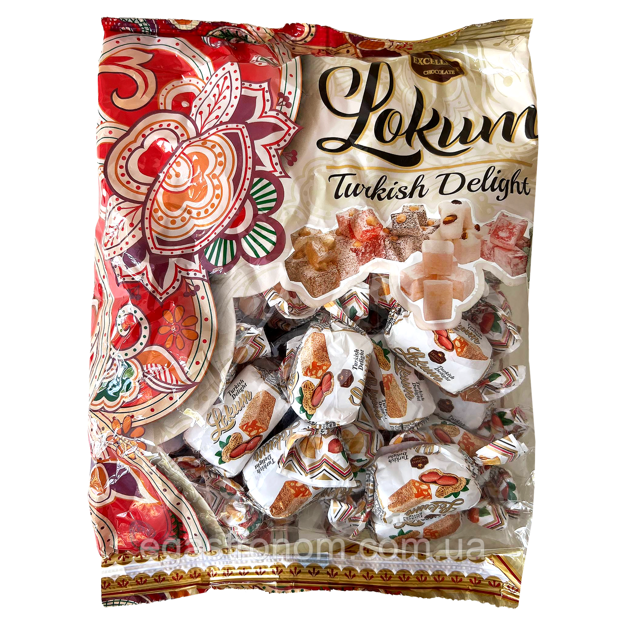 Рахат-лукум з арахісом ТМ Болуг TМ Bolug 1kg/пач 5пач/ящ (Код: 00-00018133), фото 1