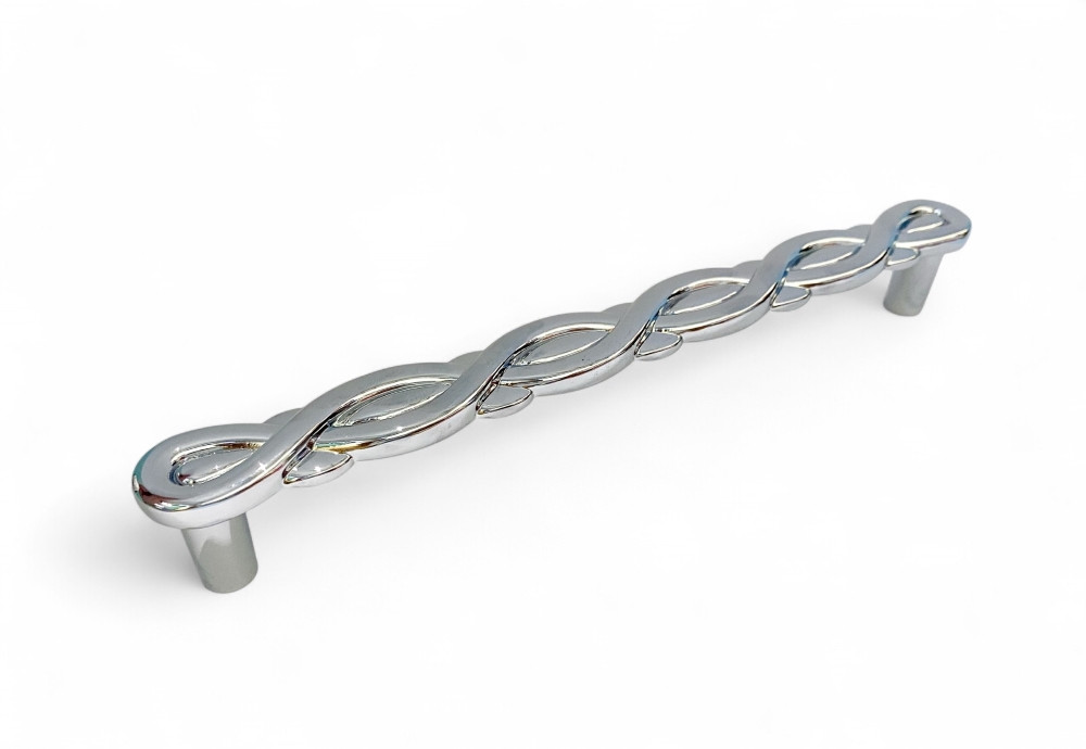 Ручка-скоба Infinity Arc сучасна класика CA303-160 Chrome глянсовий хром 160 мм, фото 1