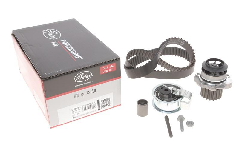 Помпа + комплект ременя ГРМ SKODA SUPERB, SEAT TOLEDO, GATES (KP15569XS3), фото 1