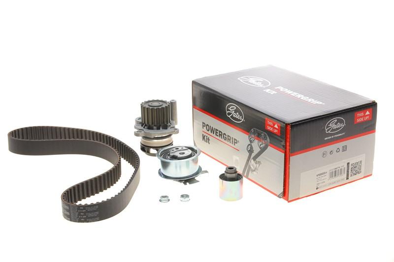 Помпа + комплект ременя ГРМ SKODA SUPERB, SEAT ALTEA, GATES (KP55569XS4), фото 1