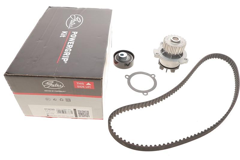 Помпа + комплект ременя ГРМ LADA GRANTA, GATES (KP15670XS), фото 1