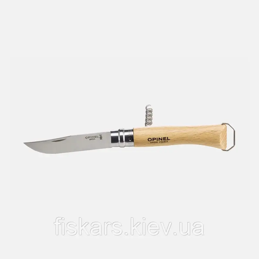 Ніж зі штопором та відкривалкою Opinel Corkscrew Bottle Opener No.10 VRI (002613)
