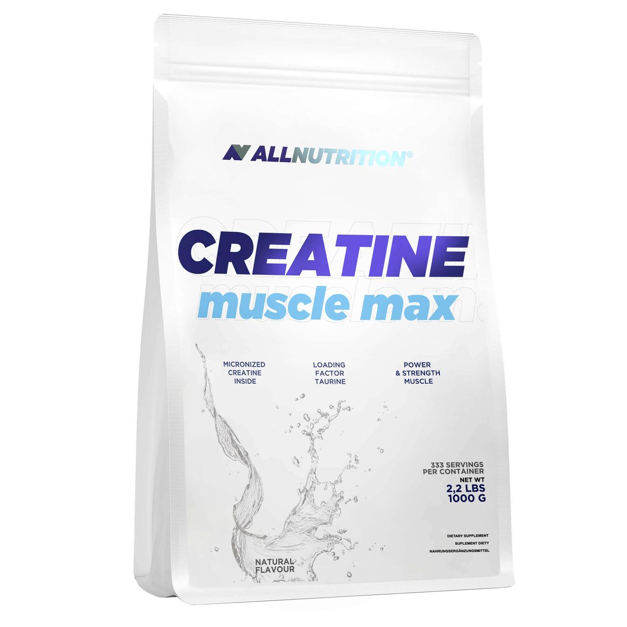 Креатин моногідрат AllNutrition Creatine Muscle Max 1000g