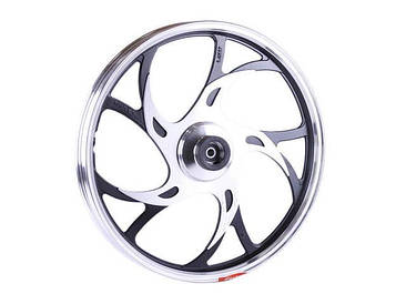 Диск передній ТАТА 17*1,4 на мопед Актив, литий, дискове гальмо (посилений) 3,4kg