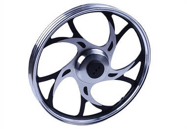 Диск передній литий 17*1,4 ТАТА (барабан. гальмо, посилений) 3,25kg на мопед Альфа