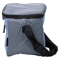 Термосумка холодильник 8 (л) для їжі, напоїв, пива холодильна сумка для риболовлі та пікніка Блакитний HP-14-16, фото 6