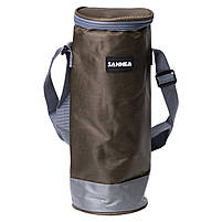 Термосумка для пляшки 1.5 (л) сумка холодильник для напоїв термосумка для пива Зелений HP-14-18, фото 2