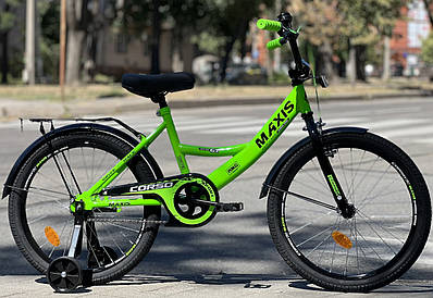 Дитячий велосипед 14" Corso MAXIS CL-14125 на зріст 95-105 см салатовий