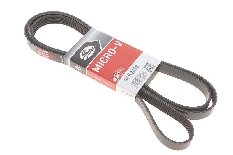 Полікліновий ремінь LINCOLN MARK, HYUNDAI GENESIS, GATES (6PK2478), фото 1