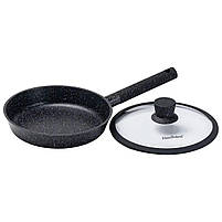 Алюмінієва сковорода зі скляною кришкою Ø 25 см HP33543, фото 5