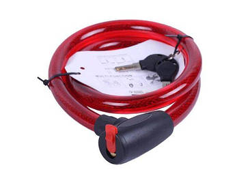 Замок протиугінний тросовий 22 мм*1200 мм (під ключ) ZX1242 ТАТА