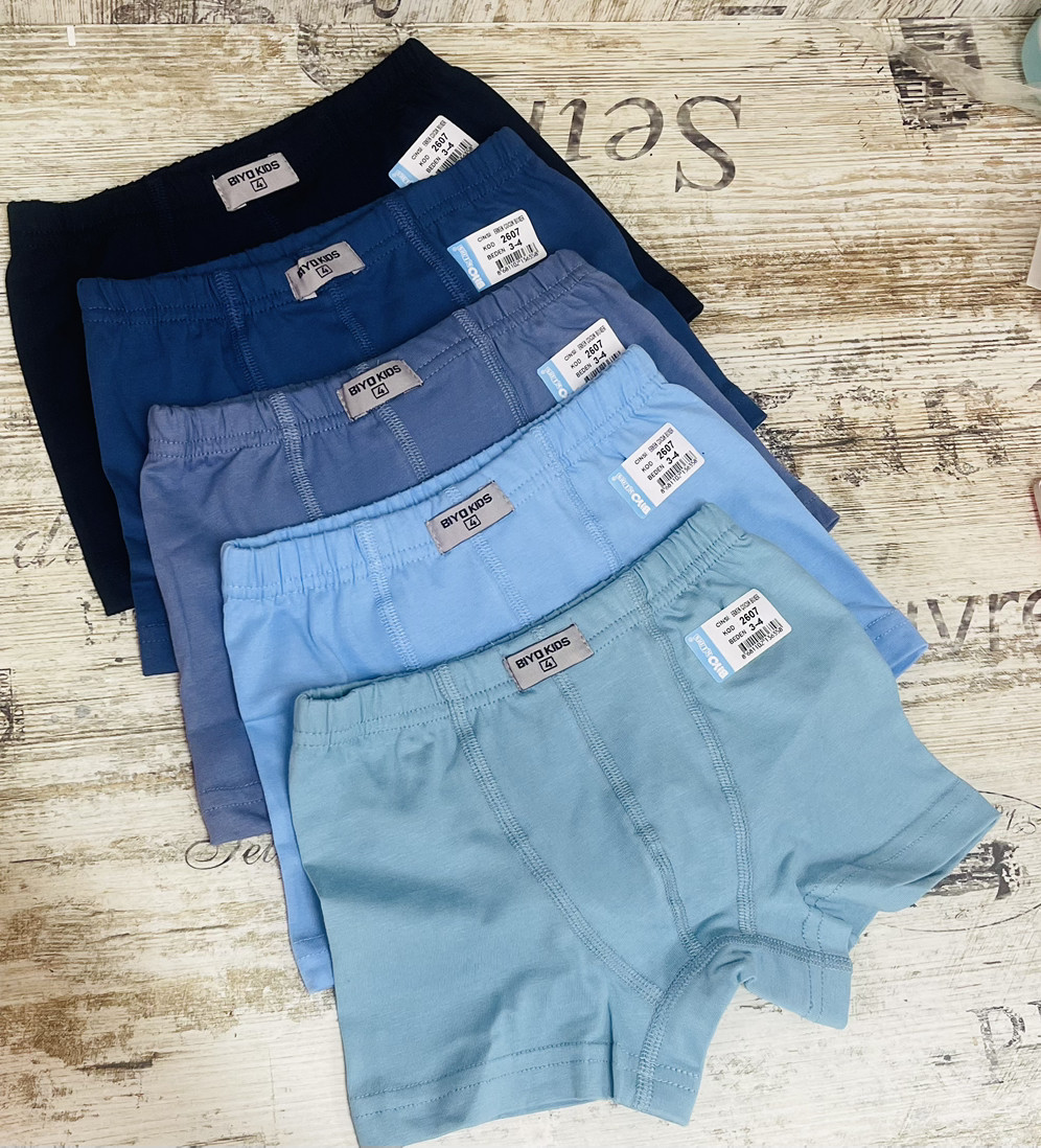 Боксери для хлопчиків однотонні бавовна 14-16 років, фото 1